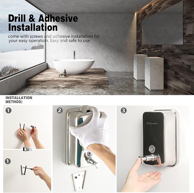 Stainless Steel Kitchen Soap Dispenser - Image 5