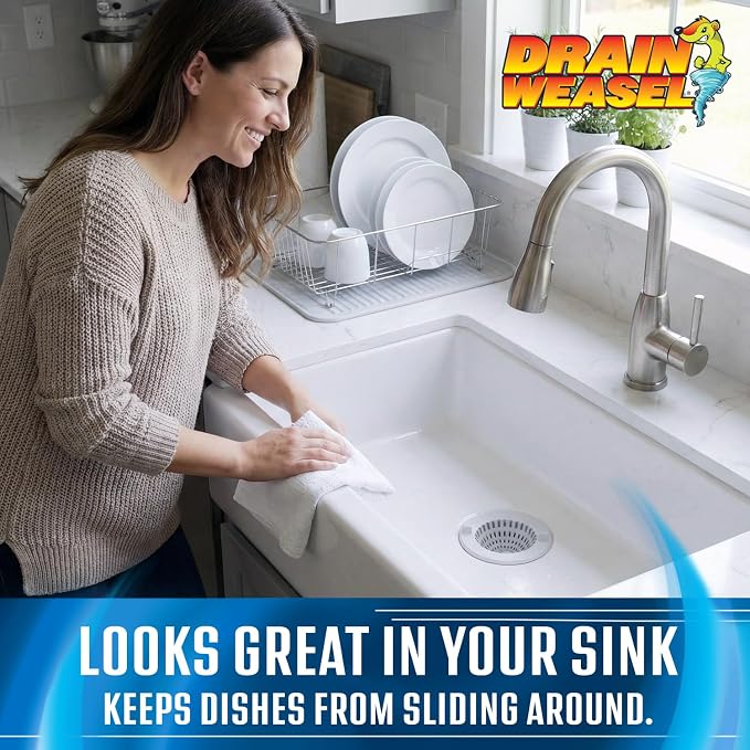Drain Weasel Slingshot Kitchen Sink Drain Strainer Cover Basket, 1 Pack - Image 3