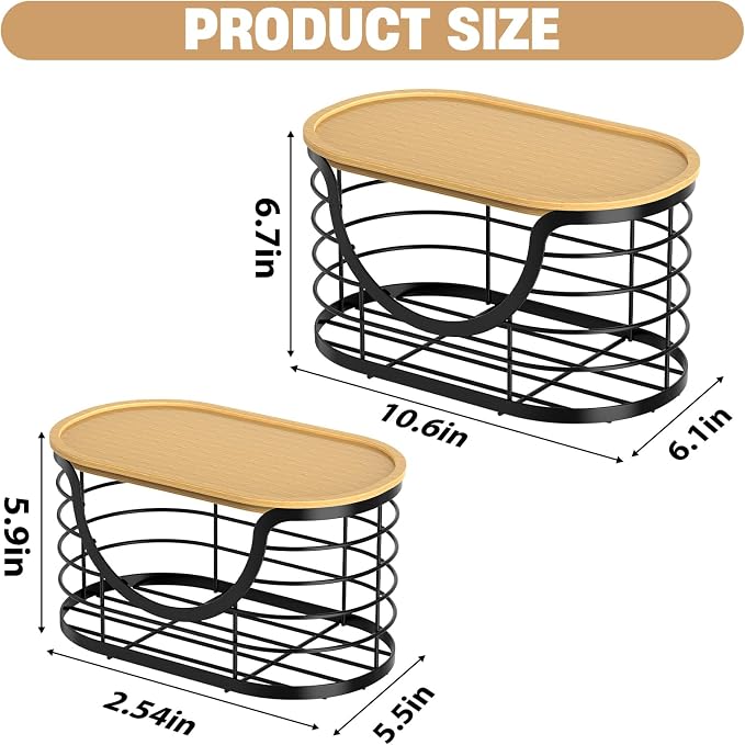 Haotao 2 Pack Trash Bag Holder，Stackable Trashbag Dispenser - Image 4