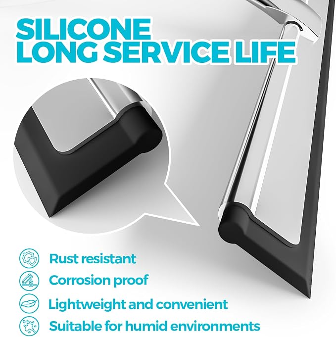 2pcs Shower Squeegee for Glass Doors - Image 4