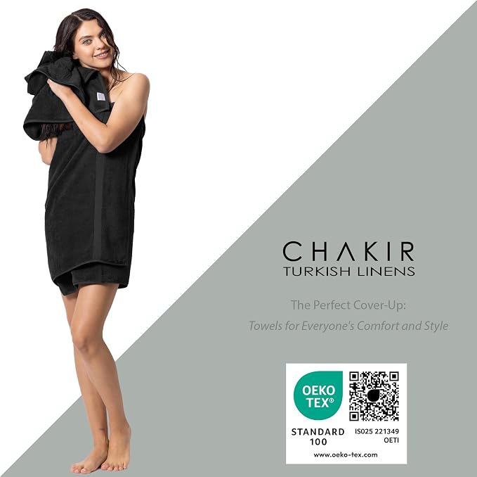 Chakir Turkish Linens 100% Cotton 4-Pack Bath Towels 27x54, Oeko-Tex Certified - Image 3
