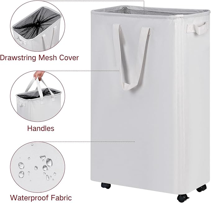 efluky Slim Laundry Hamper - Image 3