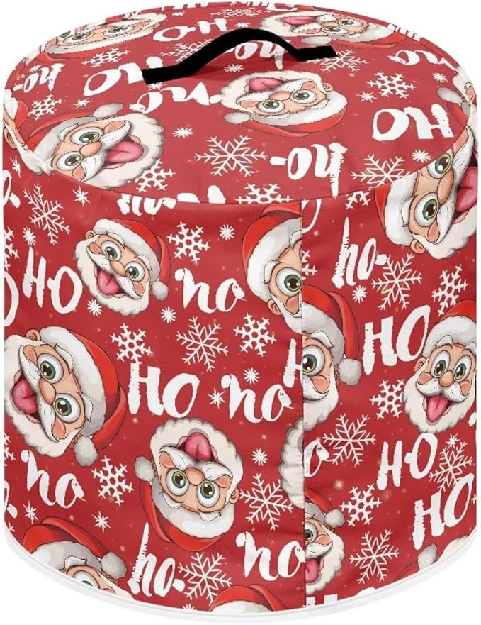Santa Claus Appliance Covers Star Air Fryer Dust Cover for Instant Pot Accessories 3 Quart Fryer Dust Covers Appliance Dust Covers Soft and Easy to Fold Convenient L