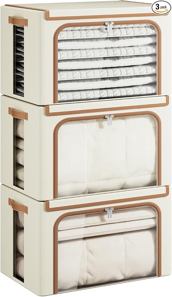 Yecaye Foldable Large Clothes Storage Bins by Yecaye