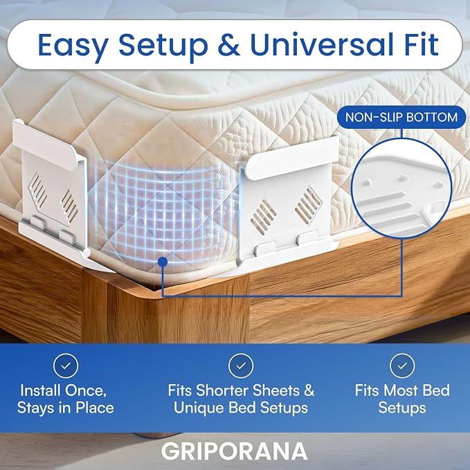 Bed Sheet Holders for Corners - Image 2