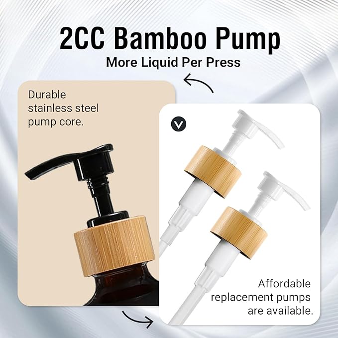 MOMEEMO White Soap Dispenser Set, Contains Hand and Dish Soap Dispenser - Image 5
