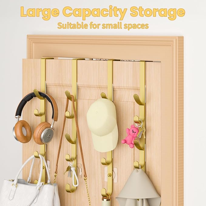 Kaiferty Over The Door Hooks, Metal Door Hooks - Image 3