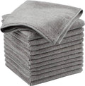 Microfiber Cleaning Cloth Grey 12 Pack Premium Microfiber Towels by MIRACLEAN
