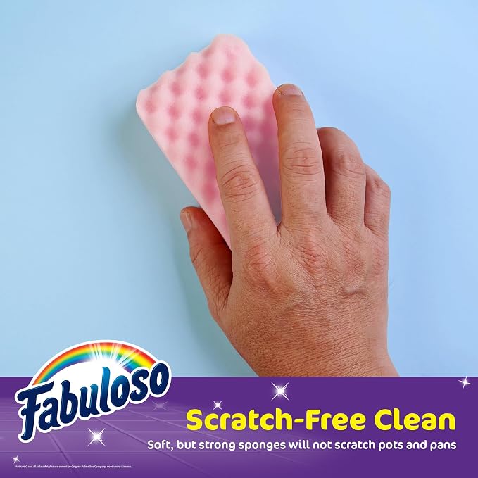 Fabuloso Scratch-Free Kitchen Dish Sponges, and counters - Image 4