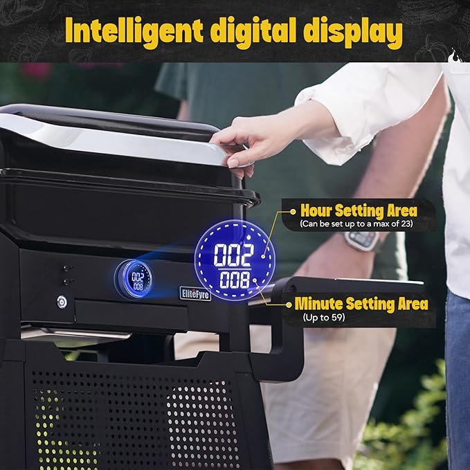 Volteq Electric Grill with Smart Tem Control for Apartments - 6-in-1 Smokeless Compact Patio BBQ Grill for Balcony & Deck, 1500W Fast Heating, No Flames Perfect for Rentals