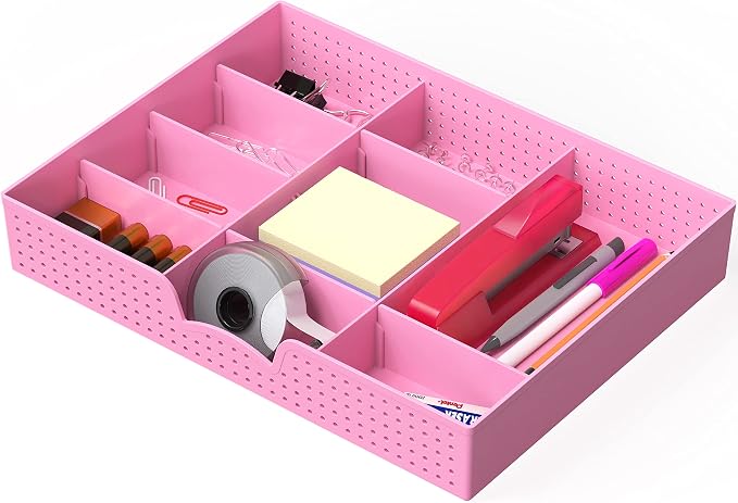 Simple Houseware Drawer Organizer Tray, 9 Adjustable Compartments, and Craft by SimpleHouseware