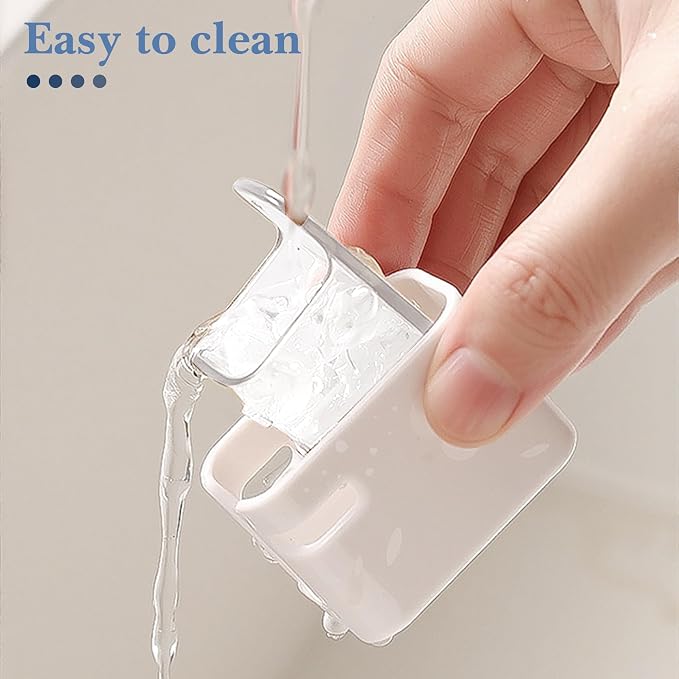 4 Pack Toothbrush Holders for Bathrooms Shower, Wall Mount Toothbrush Organizer - Image 5
