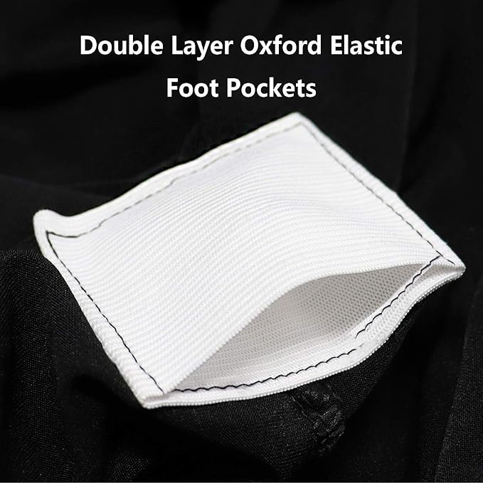 RELIANCER 2 Pack Stretch Spandex Table Covers for Rectangular Tables,6FT Elastic Fitted Tablecloth,Universal Rectangular Table Cloth Protector for Outdoor Party,Wedding,Bar,Birthday,Banquet,Events