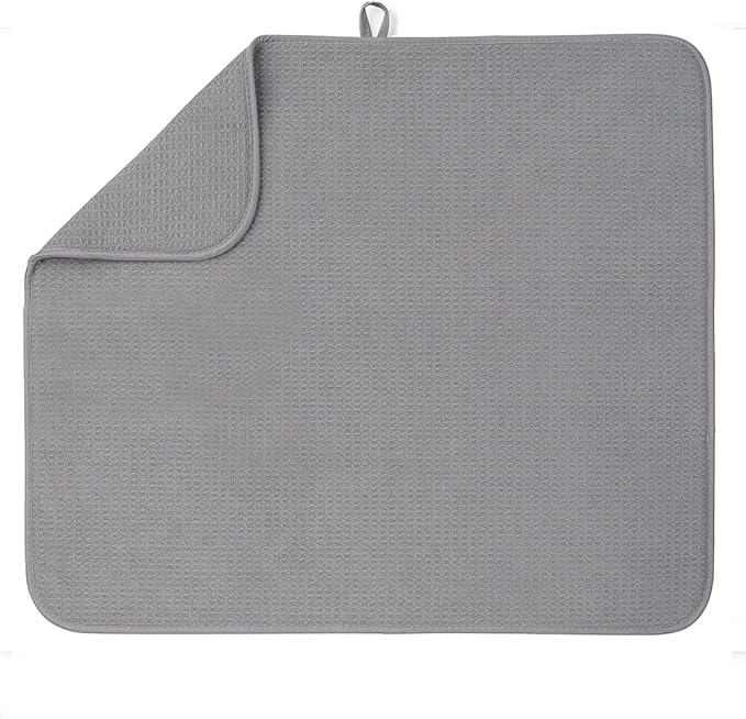 Bellemain Dish Drying Mat, Drying Matt Kitchen Counter, 16x18 Inch by Bellemain
