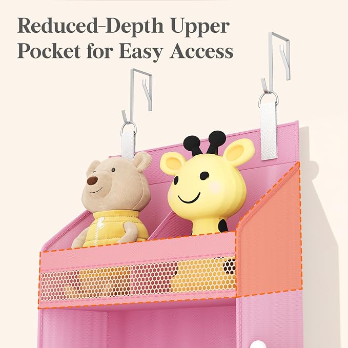Lifewit 5 Tier Over the Door Organizer, Diaper Hanging Storage - Image 7