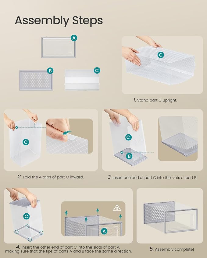SONGMICS Shoe Boxes - Image 7