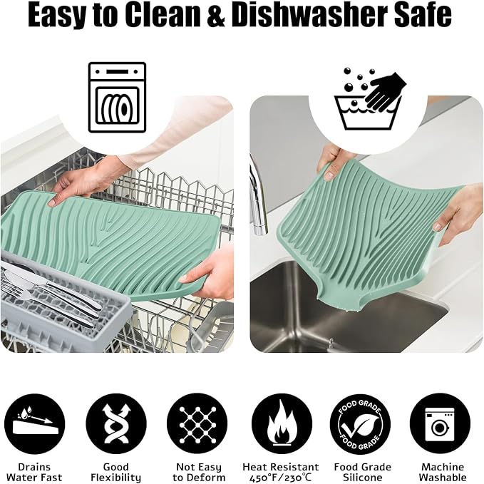 TIKNIK Silicone Dish Drying Mat - Image 4