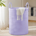 YOUDENOVA Cotton Rope Laundry Hamper Basket, 58L Blanket Basket by YOUDENOVA