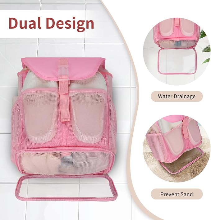 Hanging Mesh Shower Caddy Portable - Image 5