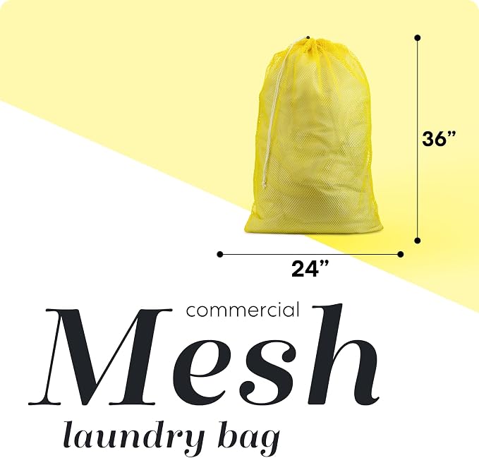 Handy Laundry Mesh XL Laundry Bag 24"x36" 2-Pack, Heavy Duty - Image 2