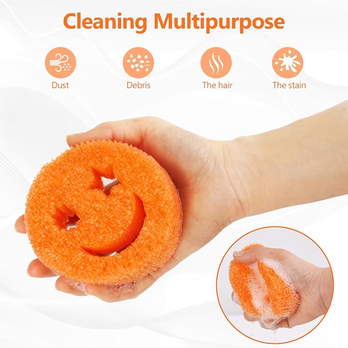 Kitchen Sponges 6 Pack, Scratch Free Dish Sponges - Image 3