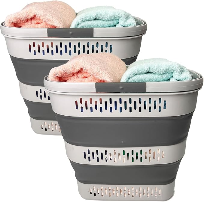 SAMMART 38L Collapsible Laundry Basket - Image 9
