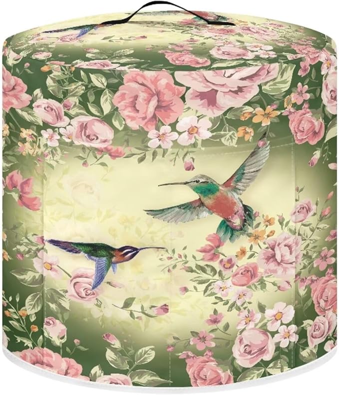 TODIYADDU Flying Hummingbird Pressure Cooker Cover for 3 Quart Instant Pots Insulated Kitchen Appliance Dust Cover for Round Pressure Cooker Practical Instant Pots Air Fryer Accessories