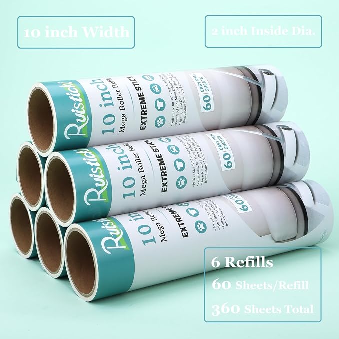 10 inch Large Lint Roller Refill Compatible - Image 3
