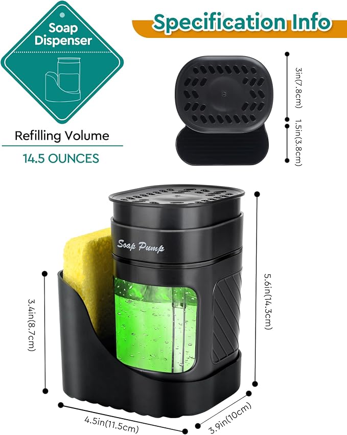 3-in-1 Dish Soap Dispenser - Image 6