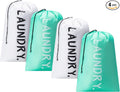 4 Pack Travel Laundry Bag, Extra Large Dirty Clothes Organizer by Unknown