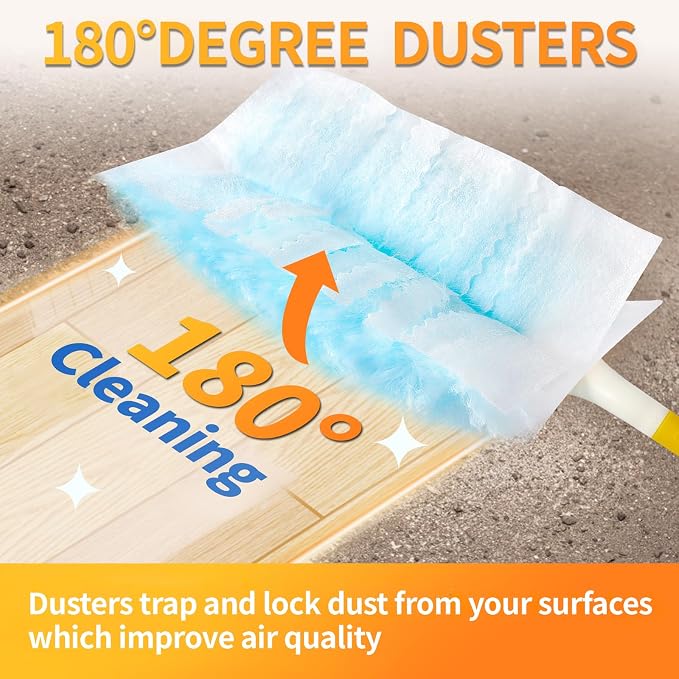 100 Count Electrostatic Duster Refills Compatible - Image 2