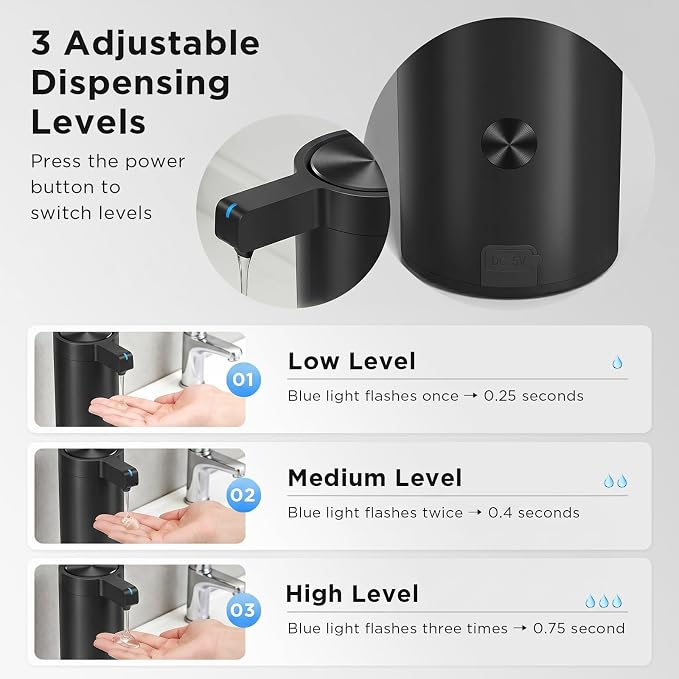 Newise Touchless Automatic Soap Dispenser - 9 oz - Image 2