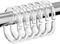 Resze 24 PCS Shower Curtain Hooks, Plastic Clear Shower Curtain Rings | Shower by Resze
