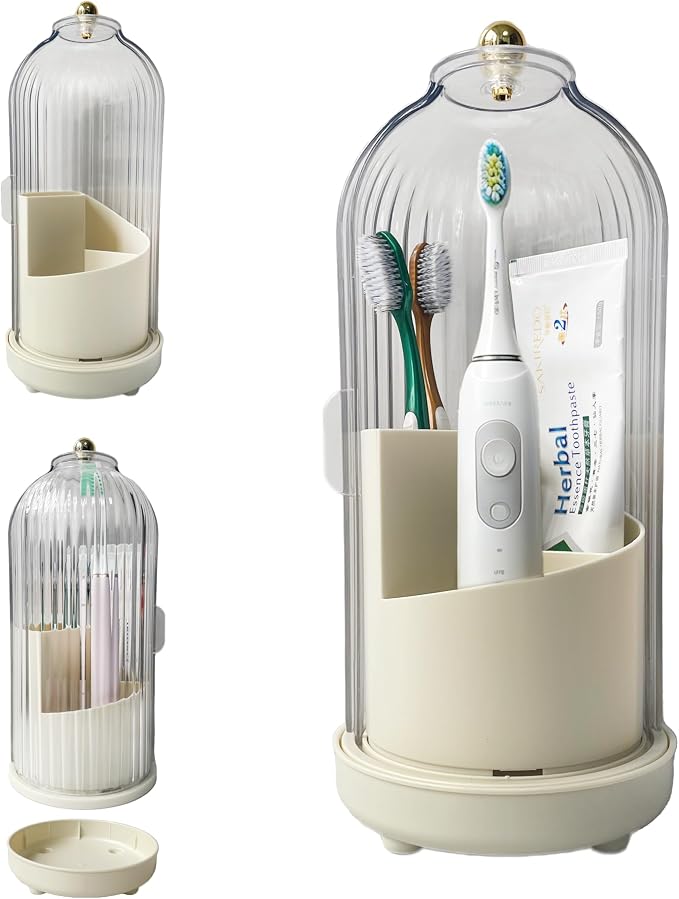 Dustproof Toothbrush Holders by Unknown