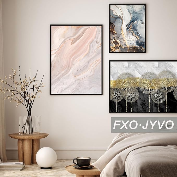 17x22 Picture Frame Set of 6, Black Frame for 17 x 22 Inch Picture Poster Photo, Light Weight and High Transparent 17 by 22 Frame for Wall - 6 Pack/Black/17 x22