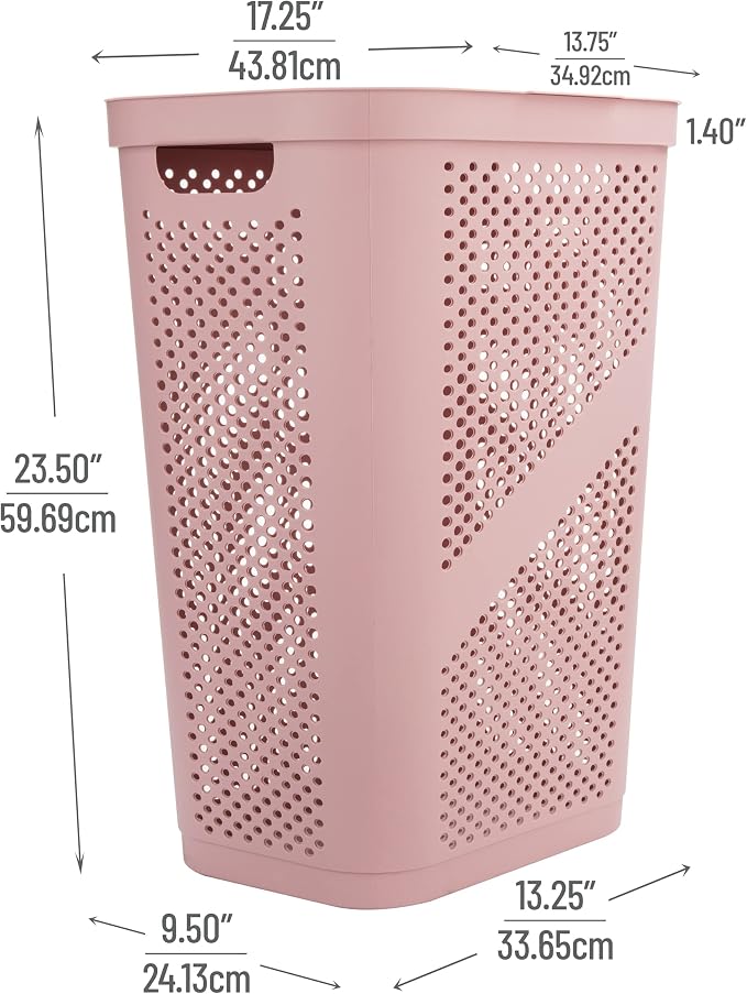 Mind Reader Slim Laundry Hamper - Image 3