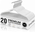 Plastic Hangers 20 Pack by Smartor