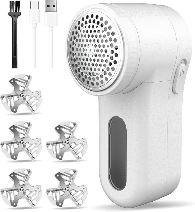 Fabric Shaver, Lint Remover Rechargeable, Electric Portable Sweater Defuzzer by BESTMOUMENTCoolingSolutions
