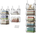 X-cosrack 5 Tier Closet Hanging Organizer, Clothes Hanging Shelves by X-cosrack