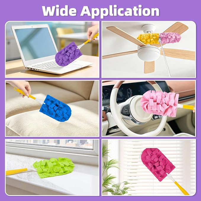 12 PCS Microfiber Reusable Duster Refills - Image 6