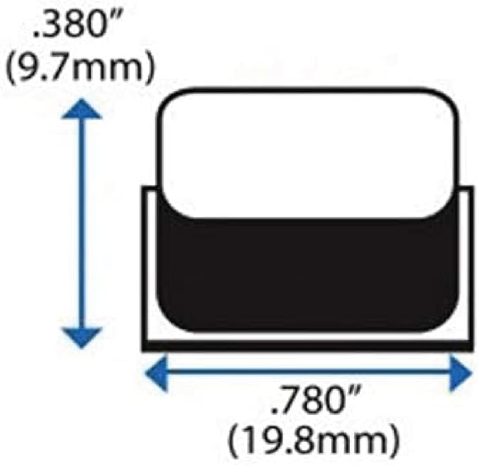 Black Tall Square Adhesive Rubber Bumper Pads - Made in USA – Rubber Feet for Speakers, Electronics, Furniture, Appliances, Audio Equipment - 20 Pieces