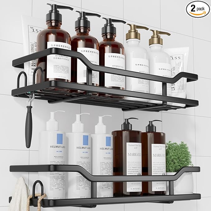 Kitsure Shower Caddy, Adhesive Shower Organizer by Kitsure