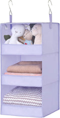 GRANNY SAYS 3-Shelf Hanging Closet Organizer, Foldable Storage, No-Sag Support by GRANNYSAYS