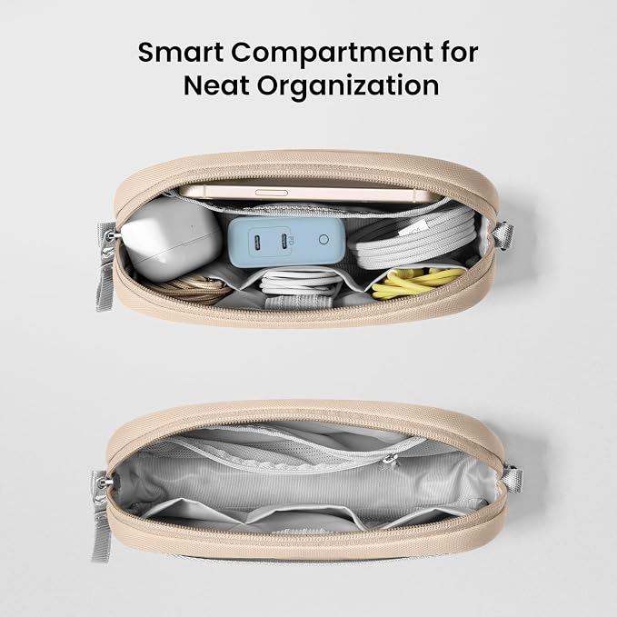 tomtoc Electronics Organizer Travel Case, Cable Organizer - Image 2