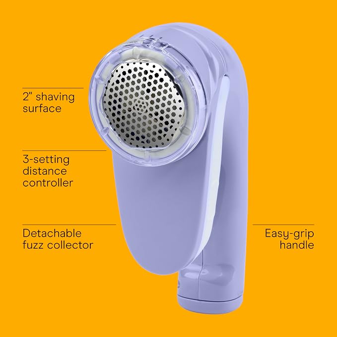 Conair Fabric Shaver and Lint Remover, Battery Operated Portable Fabric Shaver - Image 2