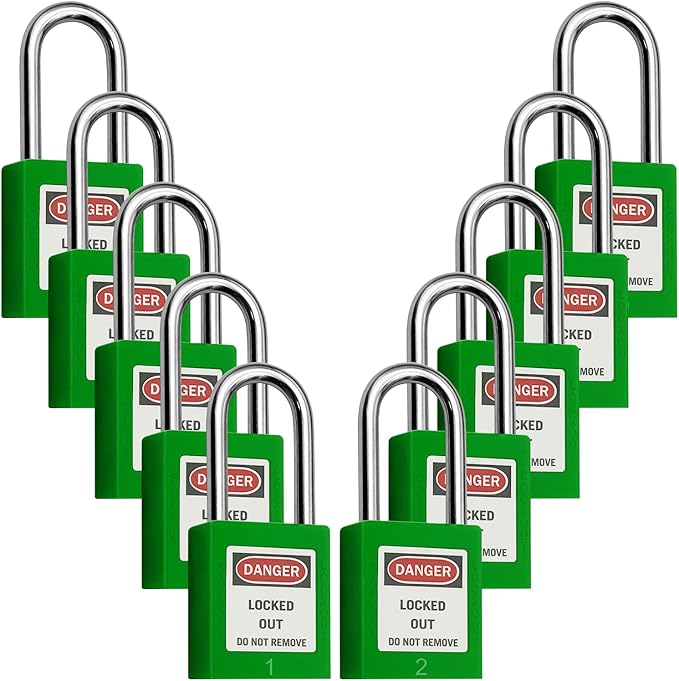 Lockout Tagout Locks, Safety Padlocks, Loto Locks Keyed Differently Lock Out Tag Out Device Plastic