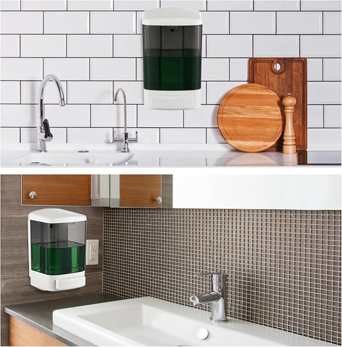Manual Soap Dispenser 33oz Wall Mount Commercial Hand Soap Dispenser - Image 8