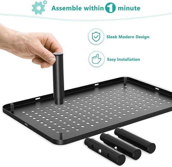 WALI Desk Organizer, 1 Tier Computer Monitor Stand - Image 7
