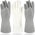 Cleanbear Reusable Dish Washing Rubber Glove Set of 3, Household Cleaning Gloves by Cleanbear
