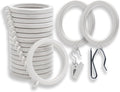 BlastHome® Luxury Curtain Rings – Premium Metal by BlastHome